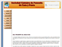 Tablet Screenshot of fomentocazaypesca.com